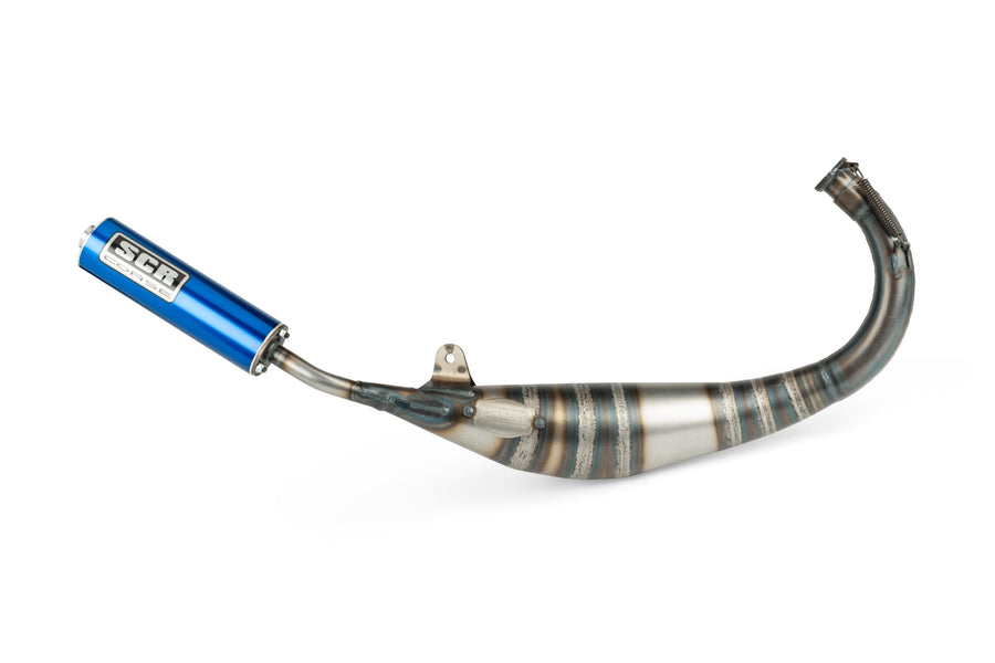 Beta RR Track 50 2T - Auspuff Racing Line 70 80 Blau