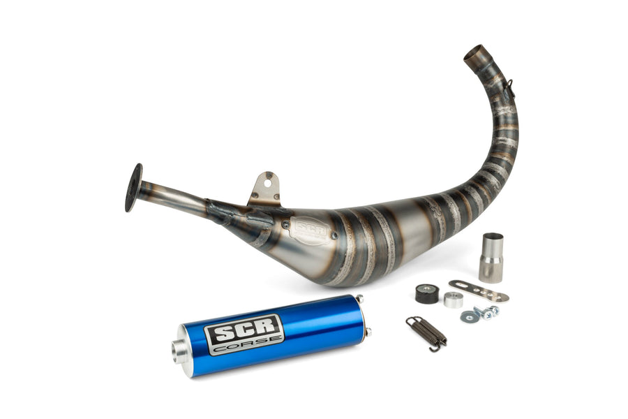 Beta RR Track 50 2T - Auspuff Racing Line 80 90 Blau