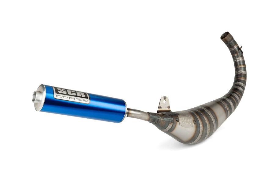Beta RR Track 50 2T - Auspuff Racing Line 80 90 Blau