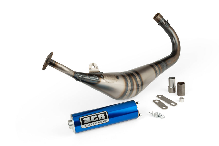 Beta RR Enduro 50 2T - Auspuff Handmade 50-70 blau