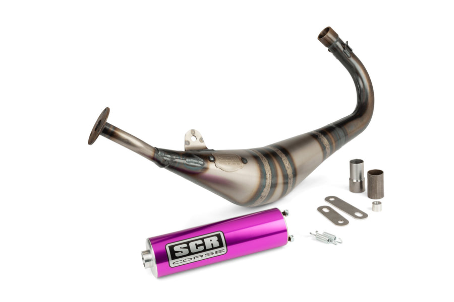 Generic Trigger X-Enduro 50 2T AM6 - Auspuff Handmade 50-70 lila