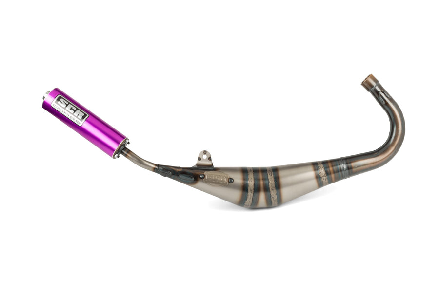 Beta RR SM 50 2T - Auspuff Handmade 50-70 lila