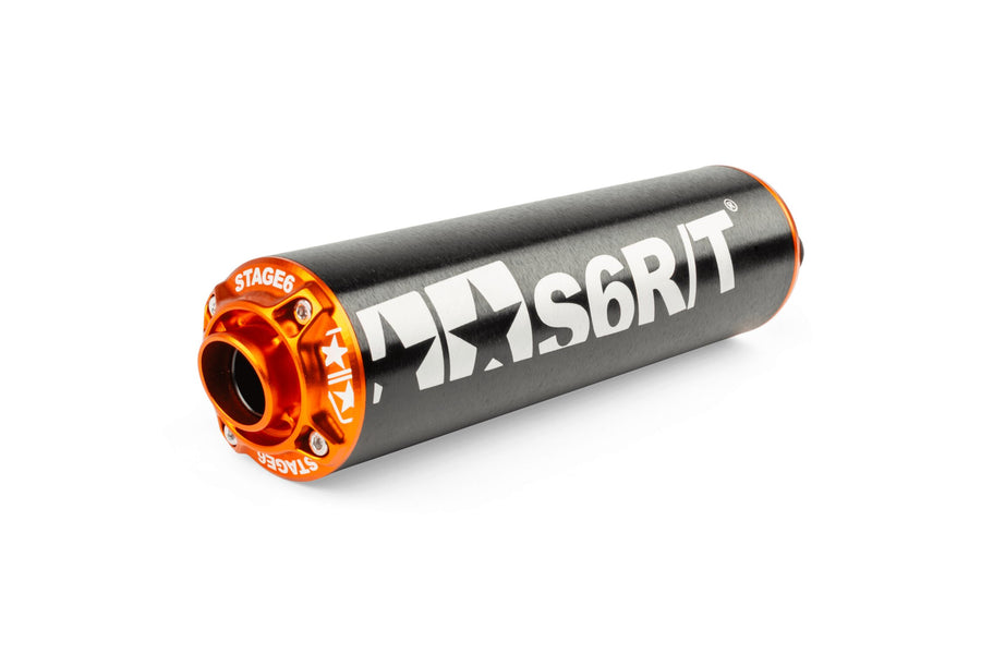 Beta RR Enduro 50 2T - Auspuff R/T 70–80 Schwarz / Orange