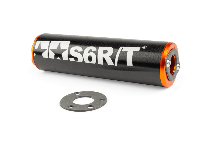 Aprilia RX Factory 50 2T - Auspuff 80-90 Schwarz / Orange