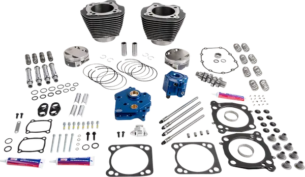 Harley-Davidson FLHTCUTG 1750 Tri Glide Ultra Anniversary 107 [2018] - 132" Power Package Motorleistungs-Kit – Oberfläche: Black Granite – Bild 2