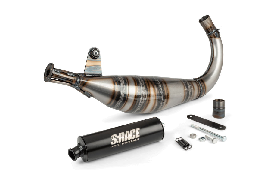 Beta RR Track 50 2T - Auspuff S Race 85-100 Low-Mount Schwarz