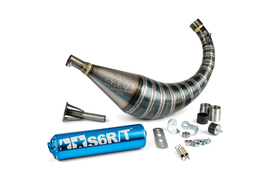 Beta RR Track 50 2T - Auspuff R/T 70 - 80 Blau