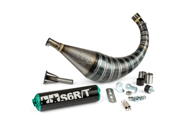 Beta RR Enduro 50 2T - Exhaust R/T 70 - 80 Black / Turquoise