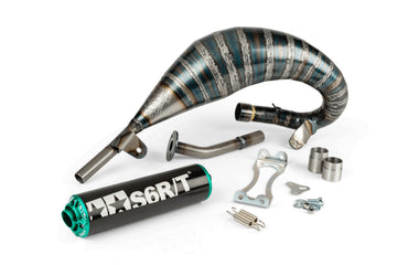 Beta RR SM 50 2T - Exhaust R/T 70-80 Black / Turquoise
