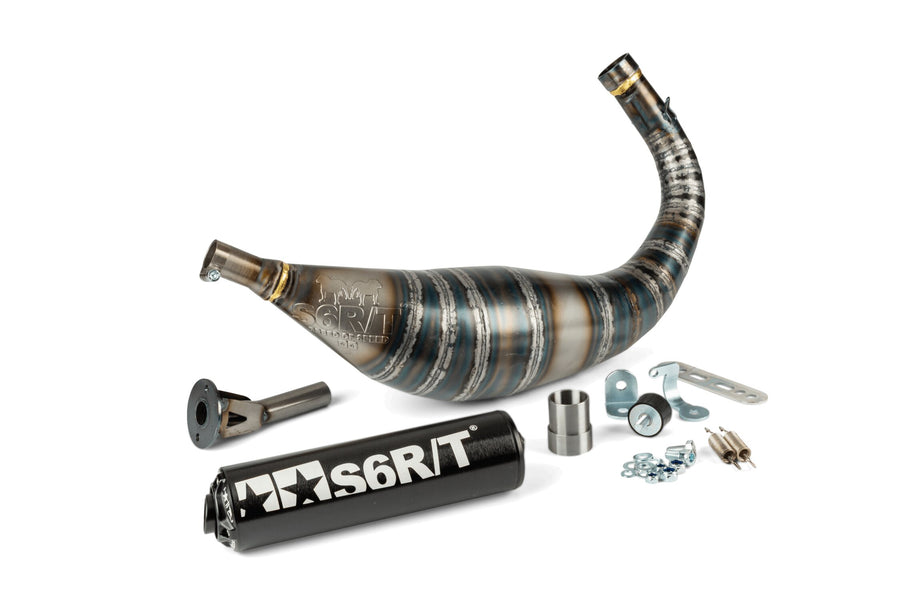 Beta RR Enduro 50 2T - Auspuff R/T 80–90 Schwarz