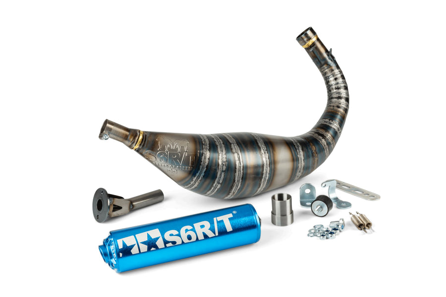 Beta RR Track 50 2T - Auspuff R/T 80–90 Blau