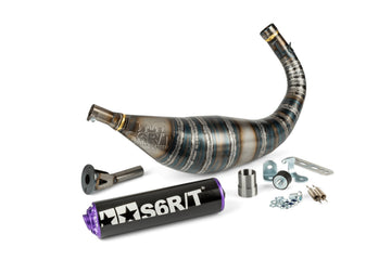 Beta RR-T SM 50 2T - Auspuff R/T 80–90 Schwarz / Lila
