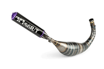Beta RR Enduro 50 2T - Exhaust R/T 80-90 Black / Purple