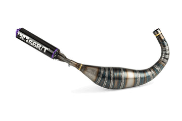 Beta RR SM 50 2T - Exhaust R/T 80-90 Black / Purple