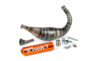 Generic Trigger X-Enduro 50 2T AM6 - Auspuff R/T 80–90 Orange