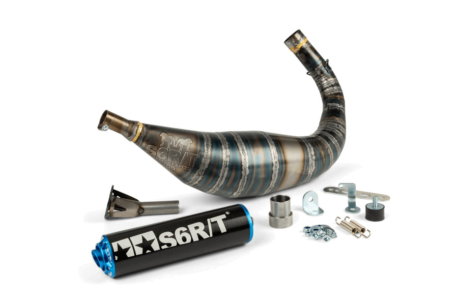 Beta RR SM 50 2T - Exhaust R/T 90-100 Black/Blue