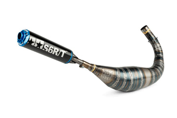 Generic Trigger X-Enduro 50 2T AM6 - Auspuff R/T 90-100 Schwarz/Blau