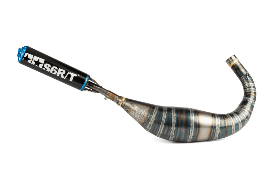 Generic Trigger X-Enduro 50 2T AM6 - Auspuff R/T 90-100 Schwarz/Blau