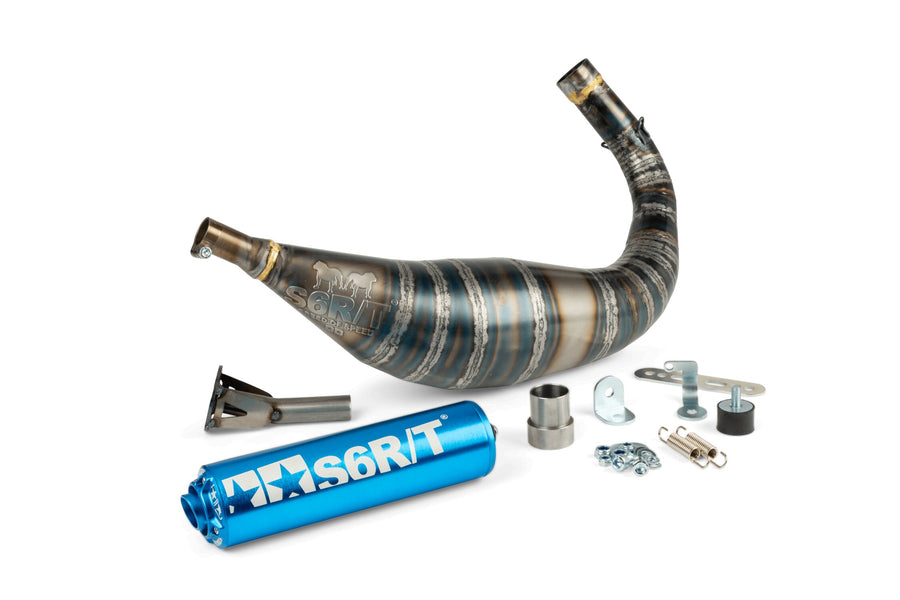 Beta RR Track 50 2T - Auspuff R/T 90-100 Blau