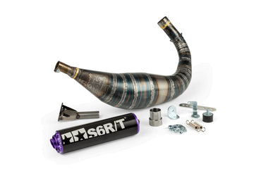 Beta RR SM 50 2T - Auspuff R/T 90-100 Schwarz/Lila