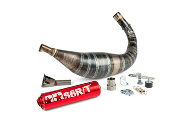 Generic Trigger X-Enduro 50 2T AM6 - Auspuff R/T 90-100 Rot