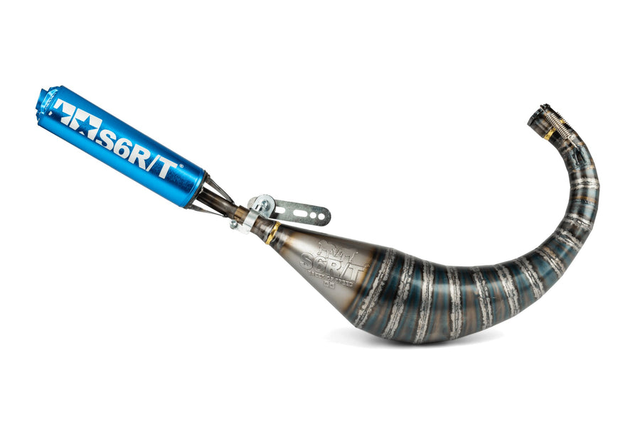 Derbi Senda DRD X-Treme SM '10 - '17 50 2T D50B0 - Auspuff R/T 70-80 Blau