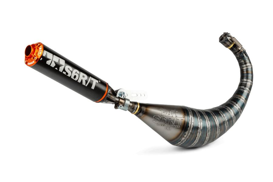 Aprilia RX Enduro 50 2T D50B0 [2007–] - Exhaust R/T 70-80 Black Orange