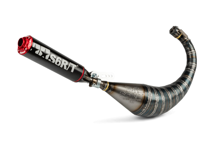 Aprilia SX SM 50 2T D50B0 [2007–] - Exhaust R/T 70-80 Black Red