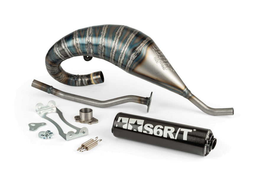 Aprilia SX SM 50 2T D50B0 [2007–] - Exhaust R/T High Black