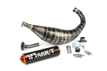 Aprilia RX 50 2T D50B1 [2006–] - Exhaust 80-90 Black / Orange