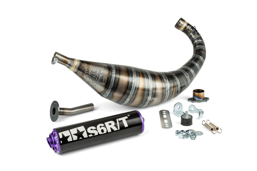 Aprilia SX SM 50 2T D50B0 [2007–] - Exhaust 80-90 Black / Purple