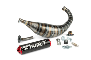 Aprilia SX Factory 50 2T - Exhaust 80-90 Black / Red
