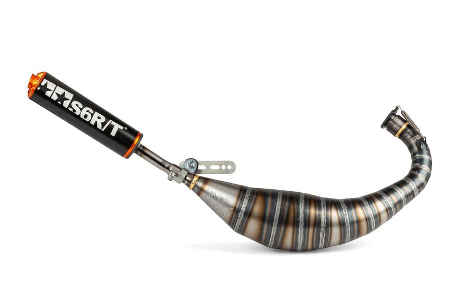 Aprilia RX 50 2T D50B1 [2006–] - Exhaust R/T Black Orange