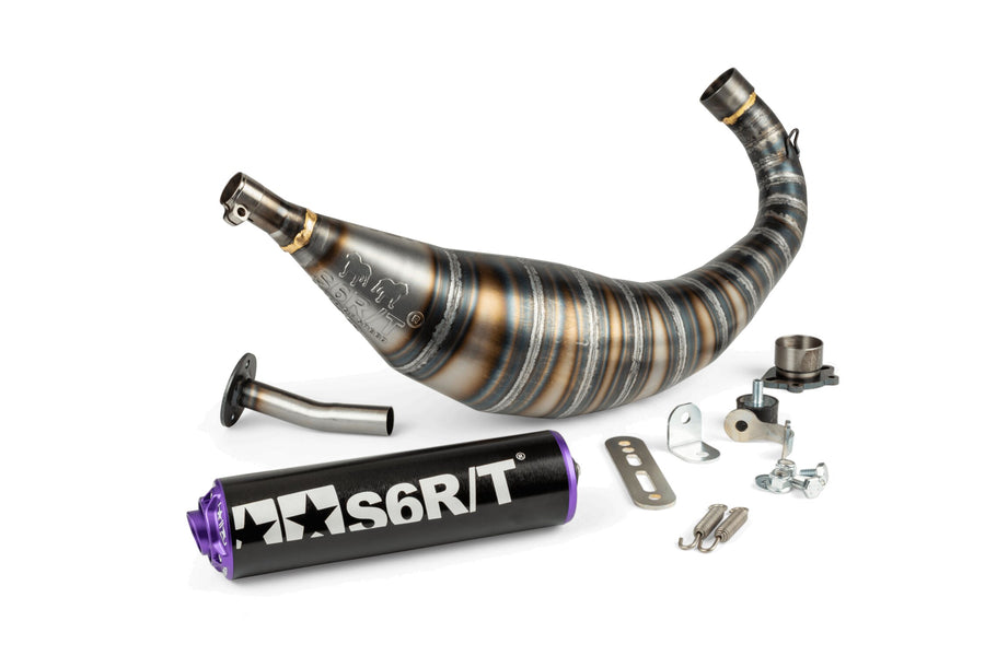Aprilia SX SM 50 2T D50B0 [2007–] - Exhaust R/T Black Purple