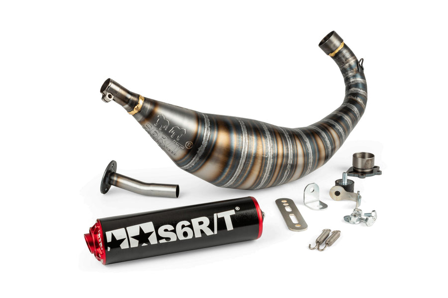 Aprilia RX 50 2T D50B1 [2006–] - Exhaust R/T Black Red