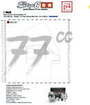 Aprilia SX SM 50 2T D50B0 [2007–] - Motorpack Big Racing 77ccm
