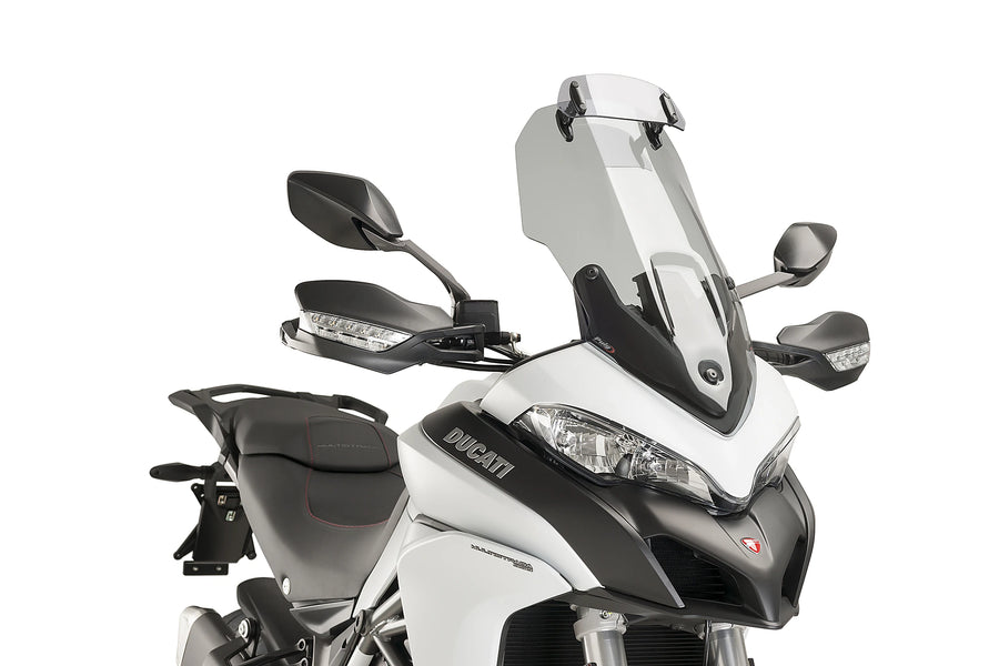 TRIUMPH BONNEVILLE T 120 BLACK [2025] - touring screen with spoiler screen | Tinted | PUIG 7624H