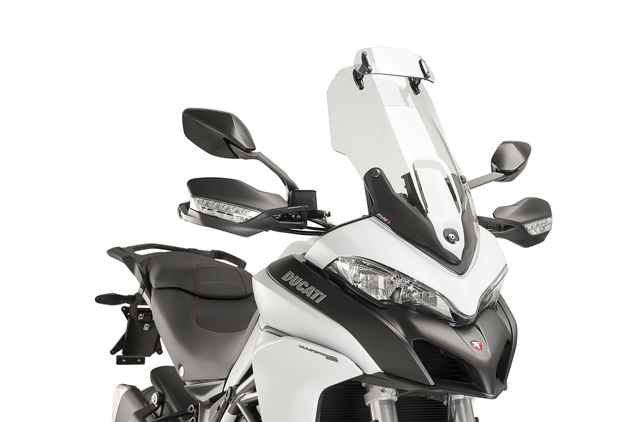 TRIUMPH BONNEVILLE T 120 BLACK [2025] - touring screen with spoiler screen | Clear | PUIG 7624W
