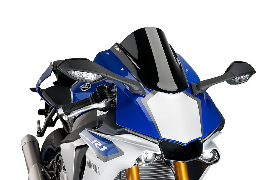 YAMAHA YZF-R1M [2016] - Z-Racing screen | Black | PUIG 7648N