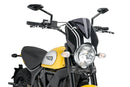 DUCATI SCRAMBLER 800 ICON DARK [2025] – RetroVision Windshield Visor – Black-48