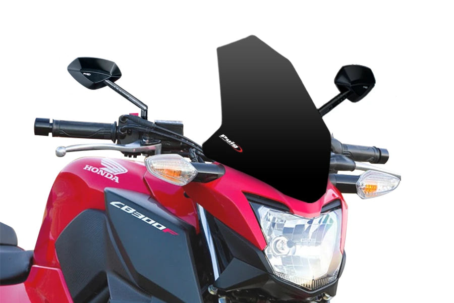 HONDA CB 300 F [2016] - New Generation Sport Windshield | Black | PUIG 7655N