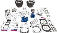 Harley-Davidson FLHFB 1868 Electra Glide Highway King 114 [2023] - 132" Power Package Motorleistungs-Kit – Oberfläche: Schwarz, Hervorgehobene Lamellen – Bild 5