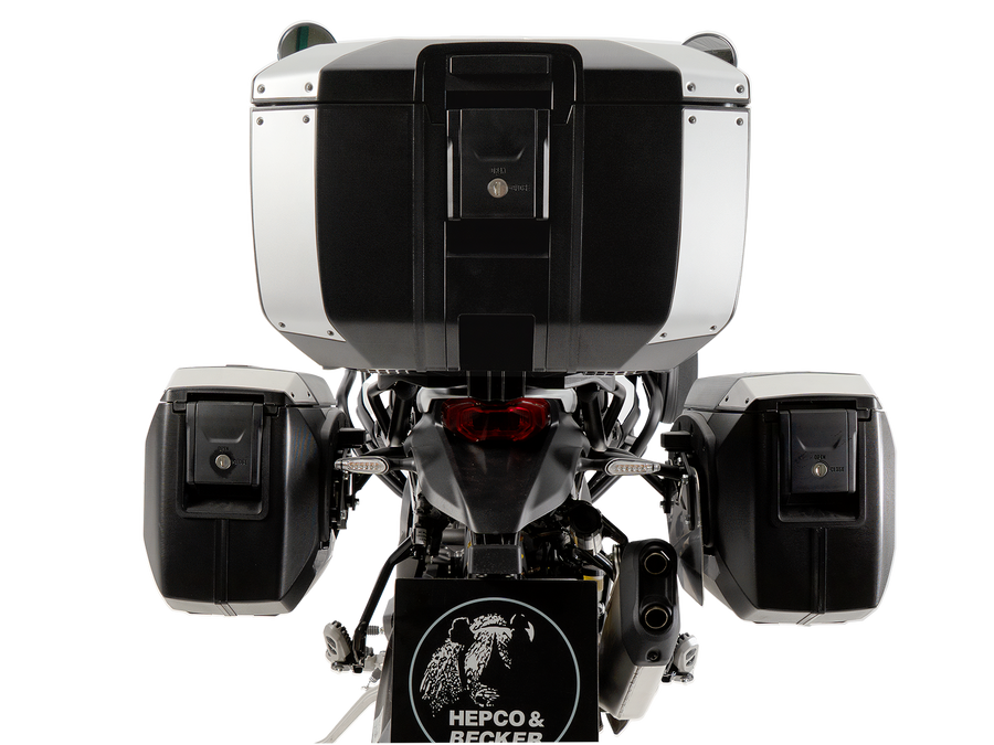 Ducati Desert X V2 [2026-] - Smartrack Set inkl. Xcore Topcase silber/schwarz