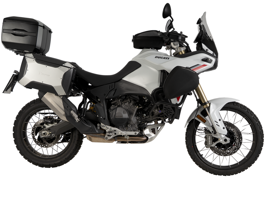 Ducati Desert X V2 [2026-] - Smartrack Set inkl. Xcore Topcase silber/schwarz