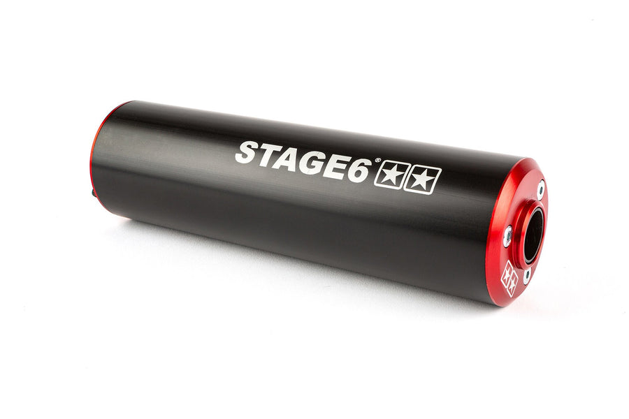 Gilera SMT SM 50 2T D50B0 [2013–] - Auspuff 80 - 90 rot / schwarz