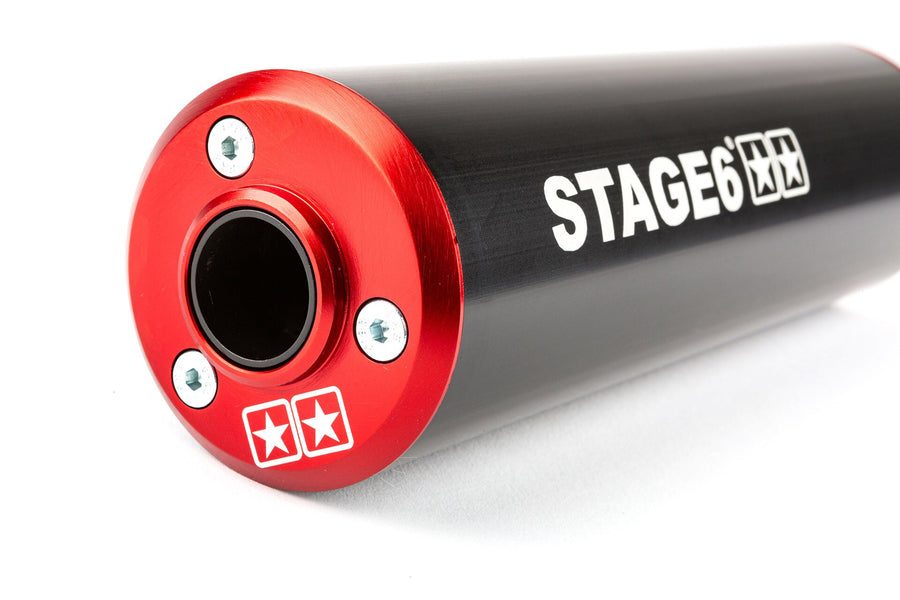 Beta RR Enduro 50 2T - Auspuff Streetrace 80-90 Rot