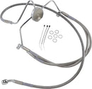 Harley Davidson Flhr [DRAG SPECIALTIES] - Stainless Steel Brake Line Kit, Extended