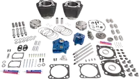 Harley-Davidson FXLRST 1923 Softail Low Rider ST 117 H.O. [2026] - 132" Power Package Motorleistungs-Kit – Oberfläche: Schwarz, Hervorgehobene Lamellen – Bild 6