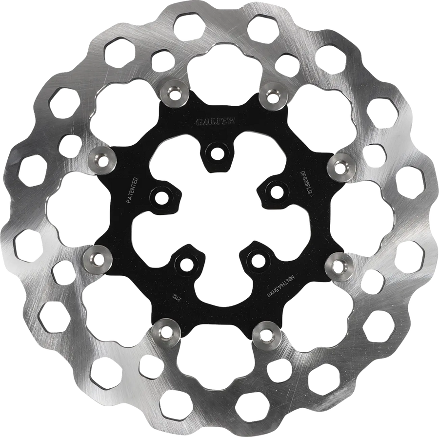Harley-Davidson XL 1200 T Sportster Superlow [2019, 2020] - Cubiq™ brake disc - surface: black, chrome - image 1
