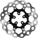 Harley-Davidson XL 1200 C Sportster Custom [2020] - Cubiq™ brake disc - surface: black, chrome - image 3